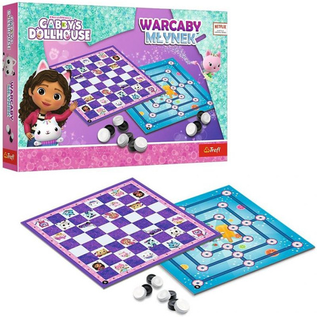 Gra Warcaby i Młynek Gabby's Dollhouse 02800