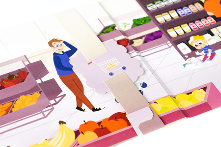 Idziemy na zakupy. Podróżuj po książce 18 mies.+