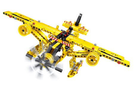 Klocki  iM.Master 2w1 Wywrotka Szybowiec 361 elementów