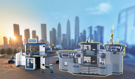 Playmobil Posterunek policji z miejscem przesłuchań 71874