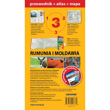 Rumunia i Mołdawia zestaw przewodnikowy 3w1 2023