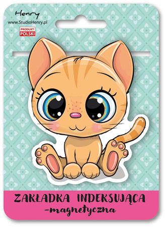 Zakładka magnetyczna Kot rudy