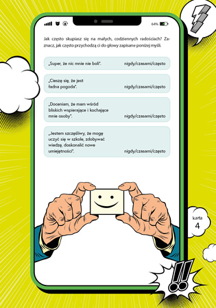 Odkrywam swoje supermoce karty z zadaniami podnoszącymi poczucie własnej wartości oraz wzmacniającymi samoocenę uczniów