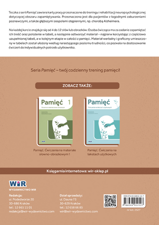 Pamięć ćwiczenia na materiale słowno obrazkowym 2