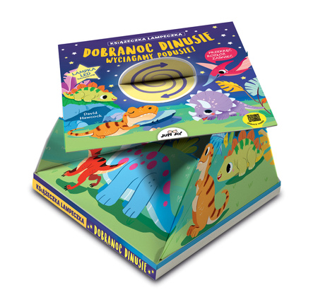 Dobranoc dinusie wyciągamy podusie! Książeczka lampeczka