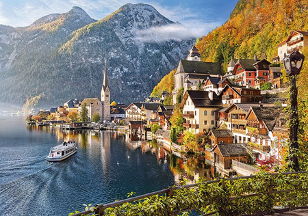Puzzle 2000 CherryPazzi Hallstatt in the Morning Light 50156