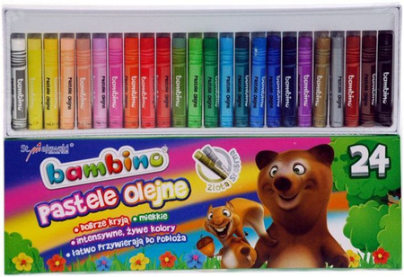 Pastele bambino olejne 24 kolory