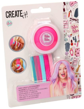 Kreda do włosów akcesoria neon Create It! mix kolorów