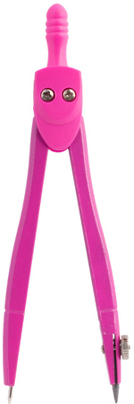 Cyrkiel szkolny z zapasowymi rysikami średnica koła 35cm metalowy 1 szt. mix MG