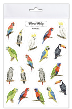 Naklejki Papugi