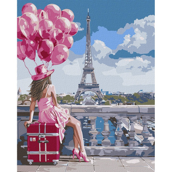 Malowanie po numerach IDEYKA 40x50cm Ulubione miasto