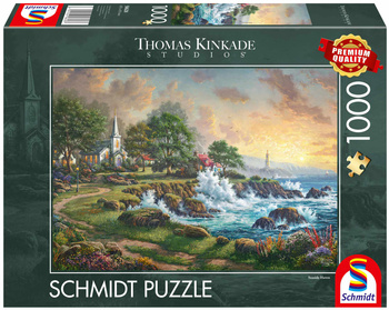Puzzle 1000 PQ T.Kinkade Nadmorski krajobraz 113669