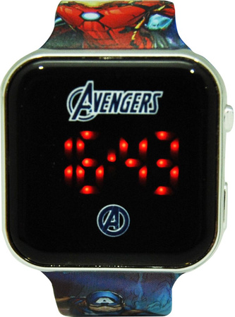 Zegarek LED z kalendarzem Avengers AVG4706