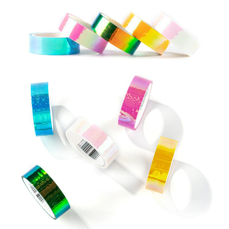 Display Taśma ozdobna Washi Tape Neon Narcissus display mix 25 sztuk