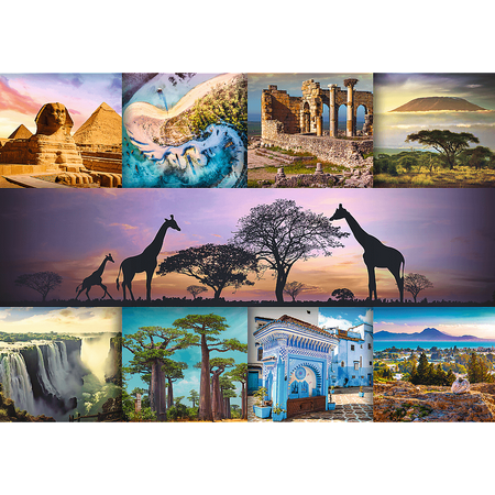 Puzzle 1000 Kolaż Afryka 10792