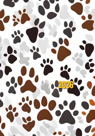 Kalendarz 2026 kieszonkowy z folią PP KK-1 1szt.mix