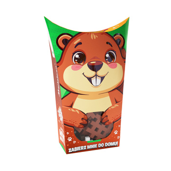 Klocki konstrukcyjne mini Pocket Pets Bóbr 25 elementy