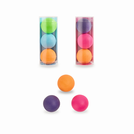 Piłka kauczukowa i gumka do ścierania 2w1 3 sztuki mix kolorów