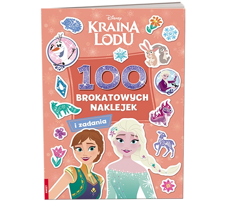 Kraina lodu 100 brokatowych naklejek NB-9109