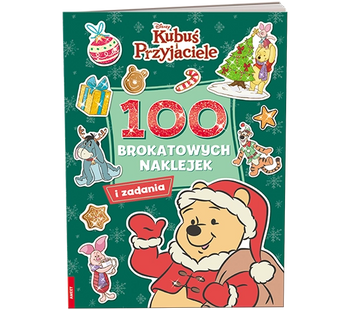 Kubuś i przyjaciele 100 brokatowych naklejek NB-9111