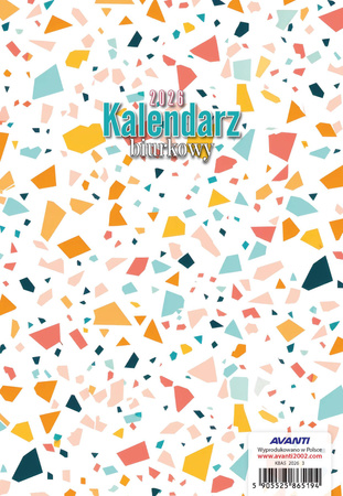 Kalendarz 2026 A5 biurkowy KBA5 1szt.mix