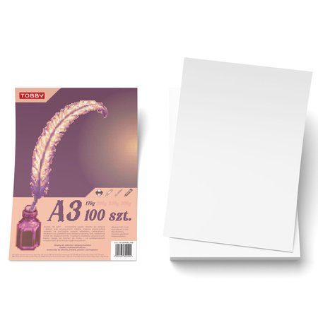 Papier Brystol A3 100 ark.170g