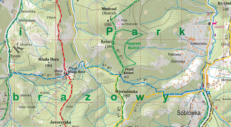 Beskid Żywiecki mapa turystyczna 1:50 000 laminat 2025