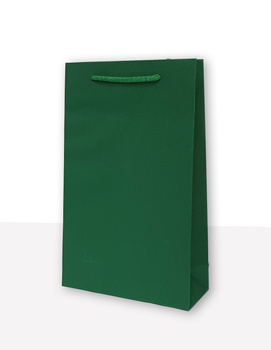 Torebki prezentowe jednobarwna T2 zielona 10 sztuk