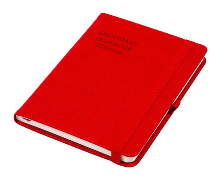 Kalendarz Pedagoga 2025/2026 Salsa B6 tygodniowy czerwony