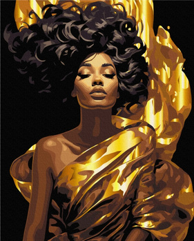 Malowanie po numerach BRUSHME 40x50 cm Ubrana w promień