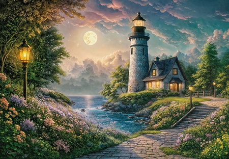 Puzzle 500 CherryPazzi Moonlight Lighthouse 20074
