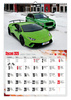 Kalendarz 2026 ścienny Super Cars A3 VD17