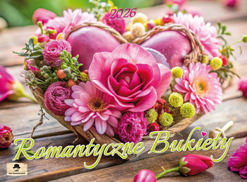 Kalendarz 2026 ścienny albumowy Romantyczne bukiety KSA V3