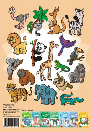 Moja kolorowanka Zwierzęta egzotyczne