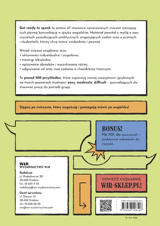 Get ready to speak Rozgrzewki językowe na lekcje angielskiego dla uczniów i studentów Poziom B1+/B2