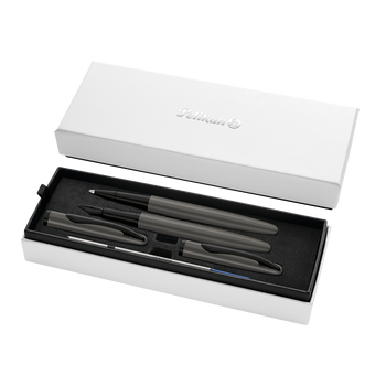 Pióro wieczne Pelikan +pióro kulkowe Jazz Noble Elegance Stone