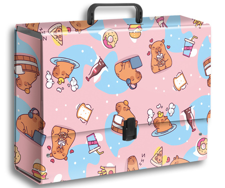 TECZKA Z RĄCZKĄ B4 JUMBO T 0121 KAPIBARA FOOD FOLIA MAT NIERYSUJĄCA