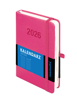 Kalendarz 2026 Memofix B6 DNS różowy