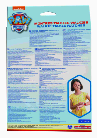 Zegarek z krótkofalówkami Paw Patrol Lexibook DMWTW1PA