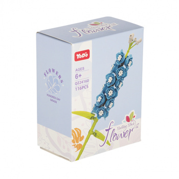 Klocki konstrukcyjne Kwiaty 116 elementów
