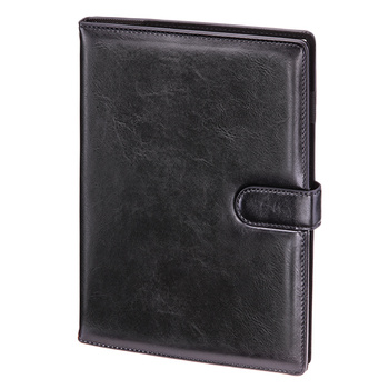 Kalendarz 2026 Genua premium A4 tygodniowy magnetyczny czarny KTP-16GNZ