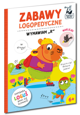 Wymawiam "r". Kapitan Nauka. Zabawy logopedyczne. Kapibara Loguś