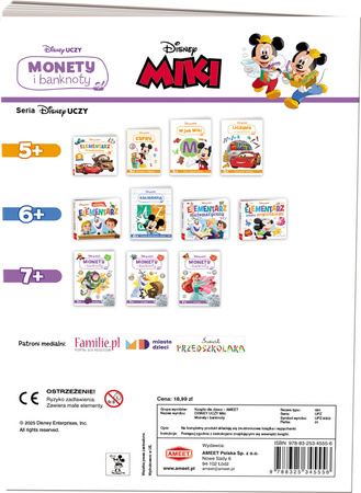 Disney uczy Miki Monety i banknoty UPZ-9303