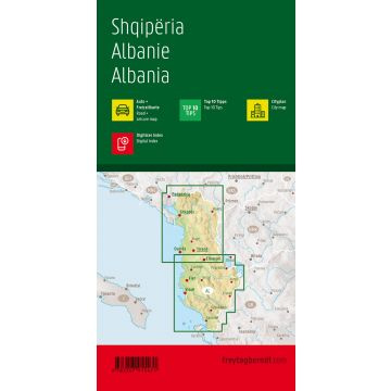 Mapa Albania 1:150 000