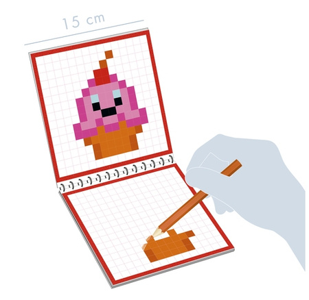 Kolorowanka Graffy Pixel Słodkości