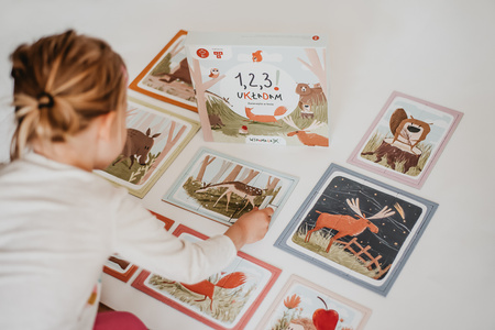 Wspomagajki 1,2,3! Układam Zwierzęta w lesie