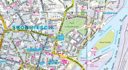 Szczecin plan miasta 1:22 000 laminat 2023