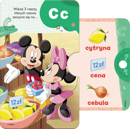 Disney mix. Karty Alfabet