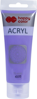 Farba akrylowa 75ml fiolet pastelowy Happy Color