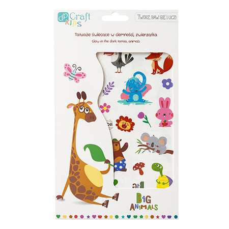 Tatuaże świecące w ciemności Zwierzątka